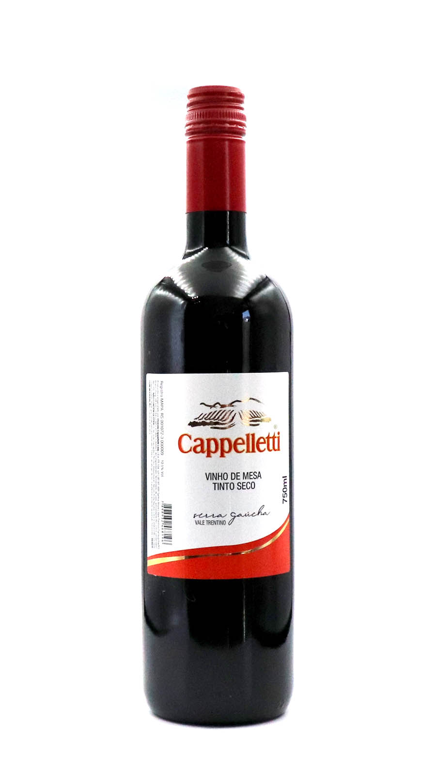 imagem Vinho de Mesa Tinto Seco Cappelletti 0