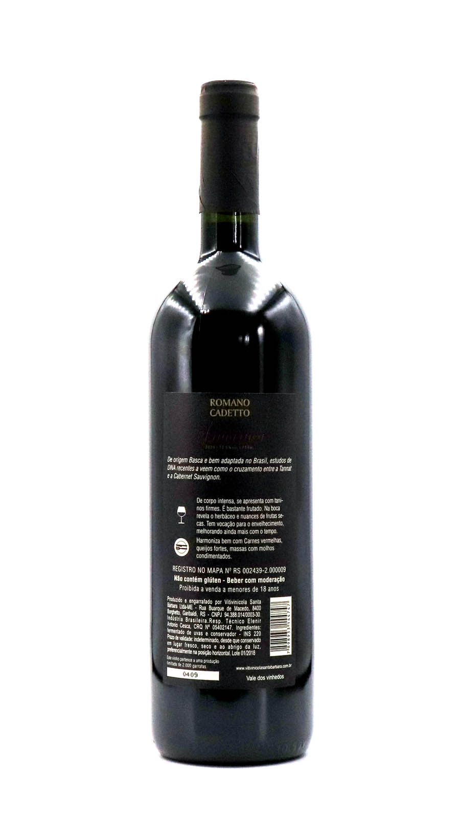 imagem Vinho Santa Bárbara Romano Cadetto 1