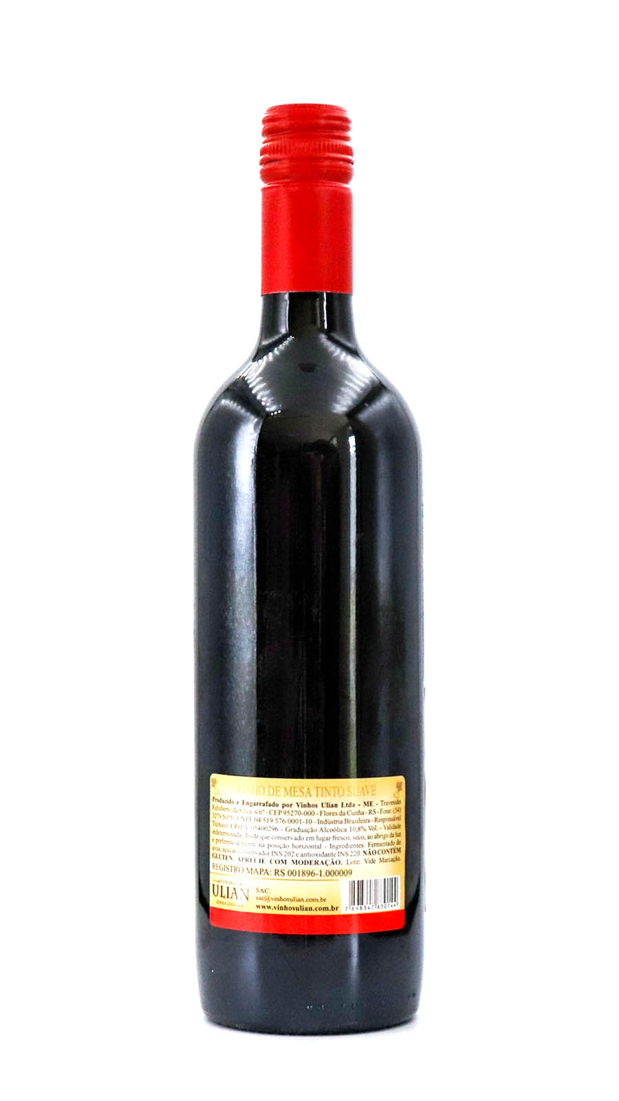 imagem Vinho de Mesa Tinto Suave Ulian 1