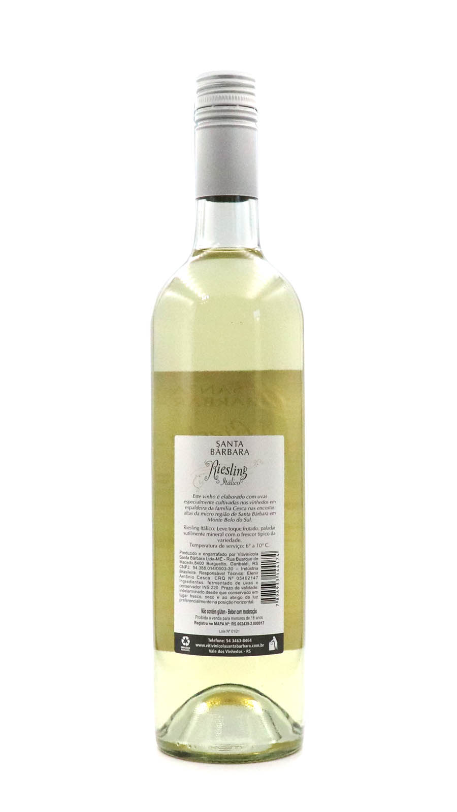 imagem Vinho Branco Santa Bárbara Riesling Itálico 1