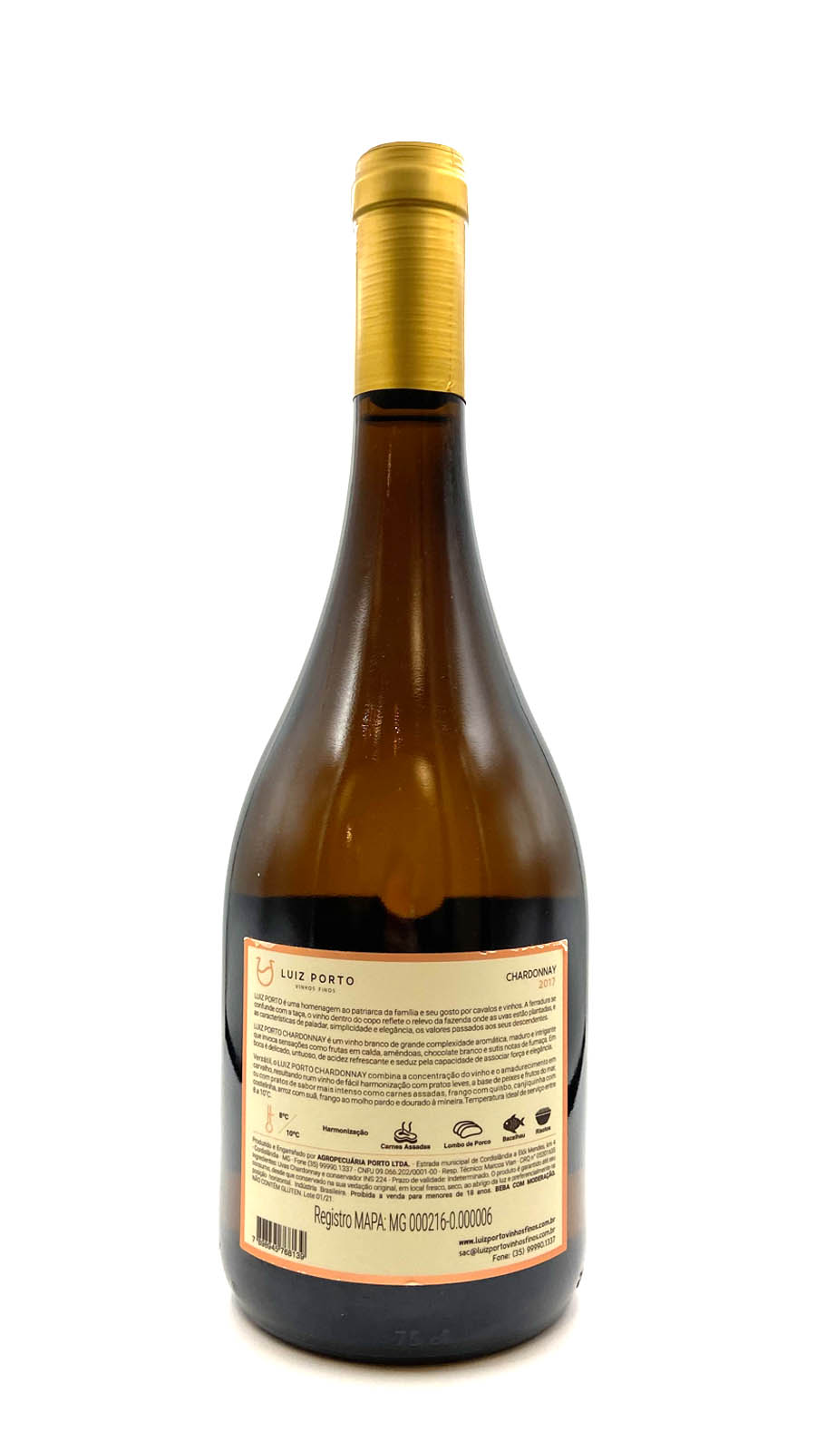 imagem Vinho Branco Luiz Porto Reserva Chardonnay 1
