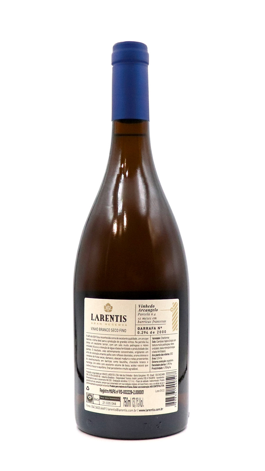 imagem Vinho Branco Larentis Chardonnay Arcângelo Gran Reserva 1