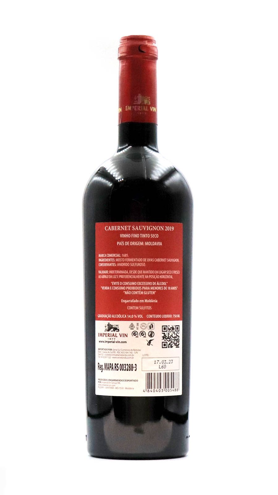 imagem Imperial Vin Serie 1685 Cabernet Sauvignon 1