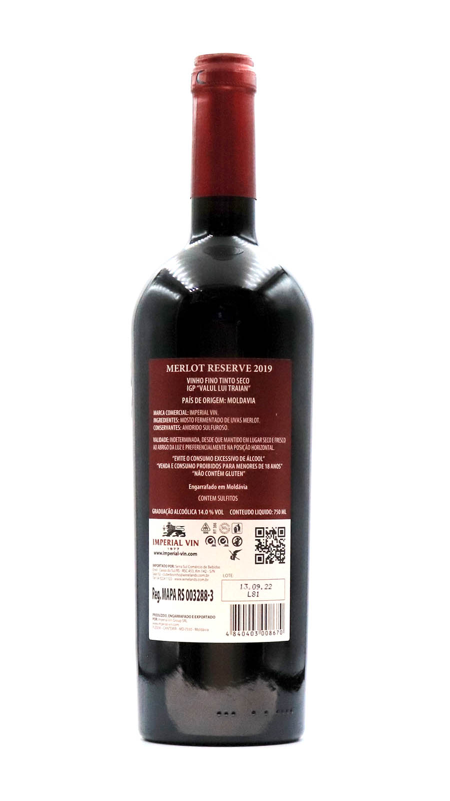 imagem Imperial Vin Reserve Collection Merlot IGP 1