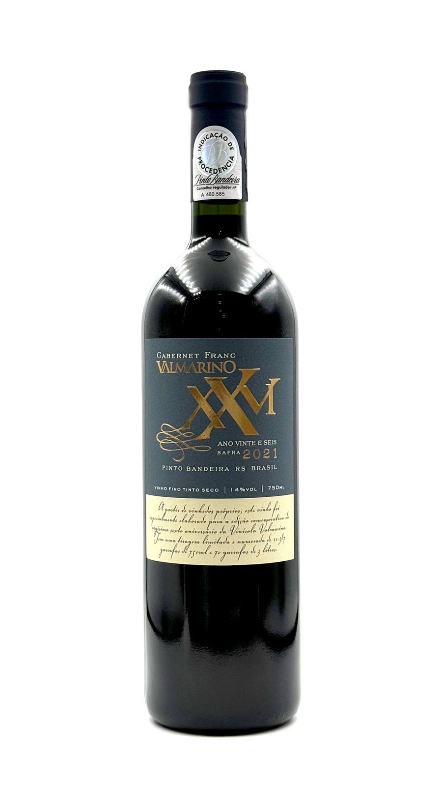 imagem Vinho Tinto Valmarino XXVI - Cabernet Franc 0