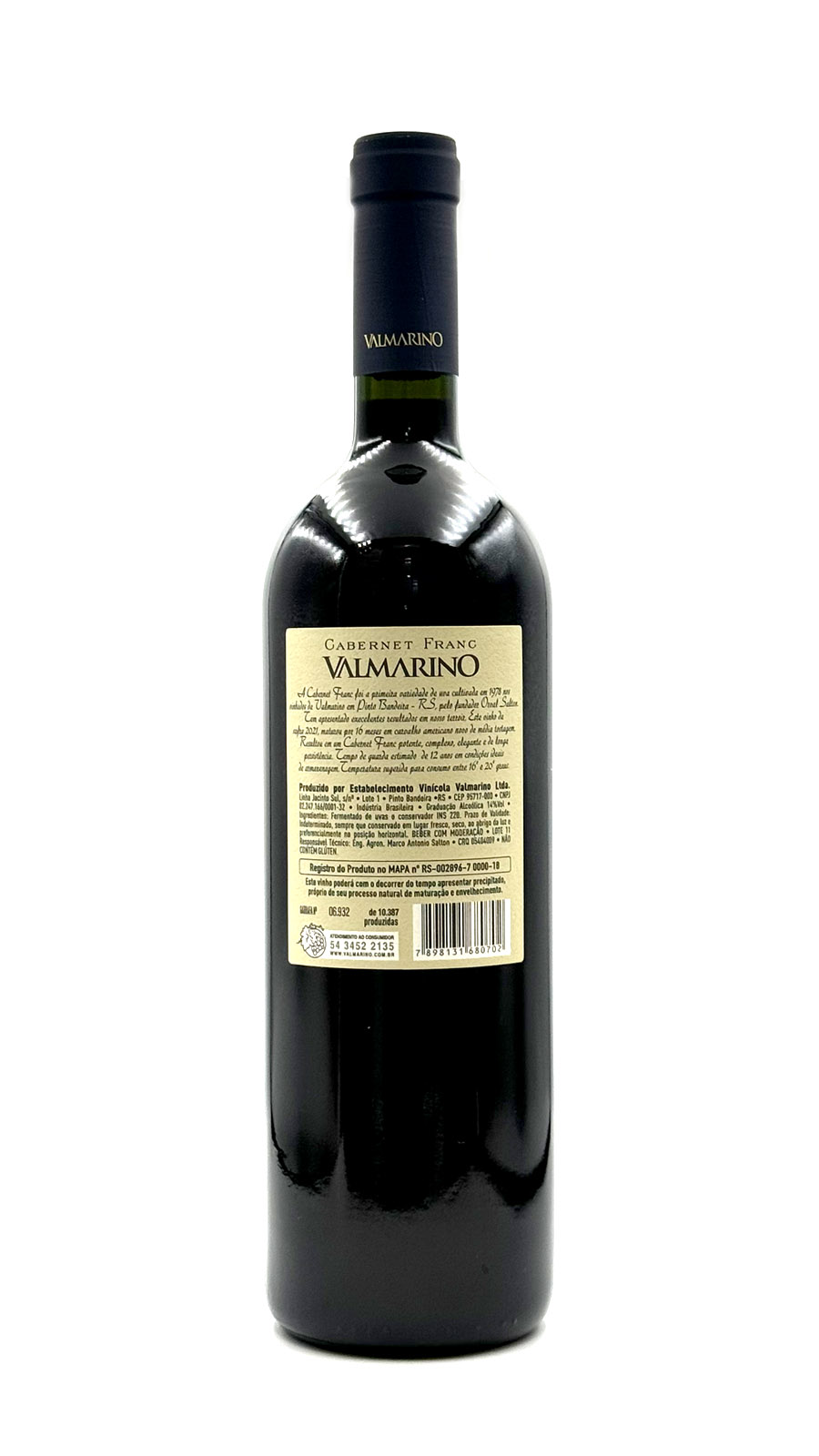 imagem Vinho Tinto Valmarino XXVI - Cabernet Franc 1