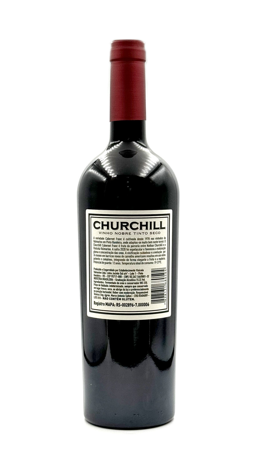imagem Vinho Tinto Valmarino Cabernet Franc Churchill 1