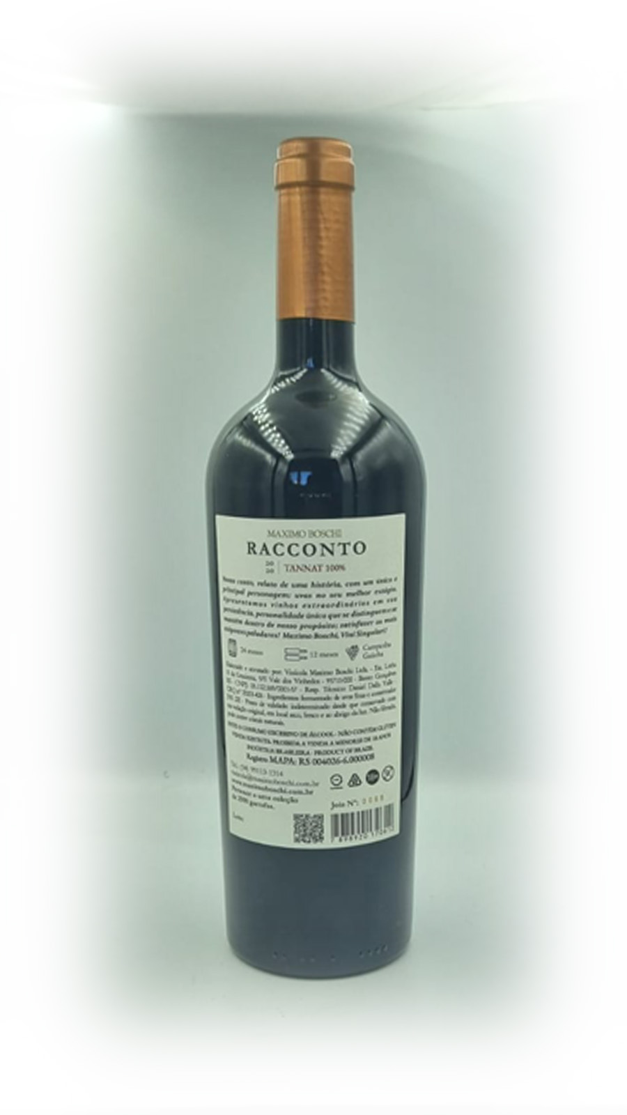 imagem Vinho Tinto Racconto Maximo Boschi Tannat 1