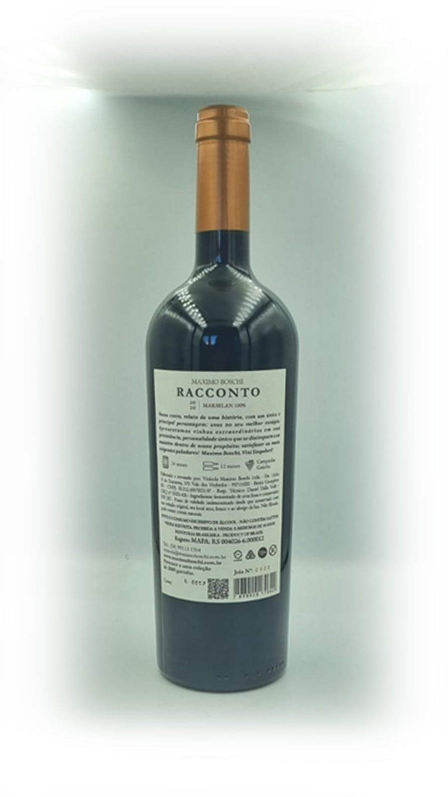 imagem Vinho Tinto Racconto Maximo Boschi Marselan 1