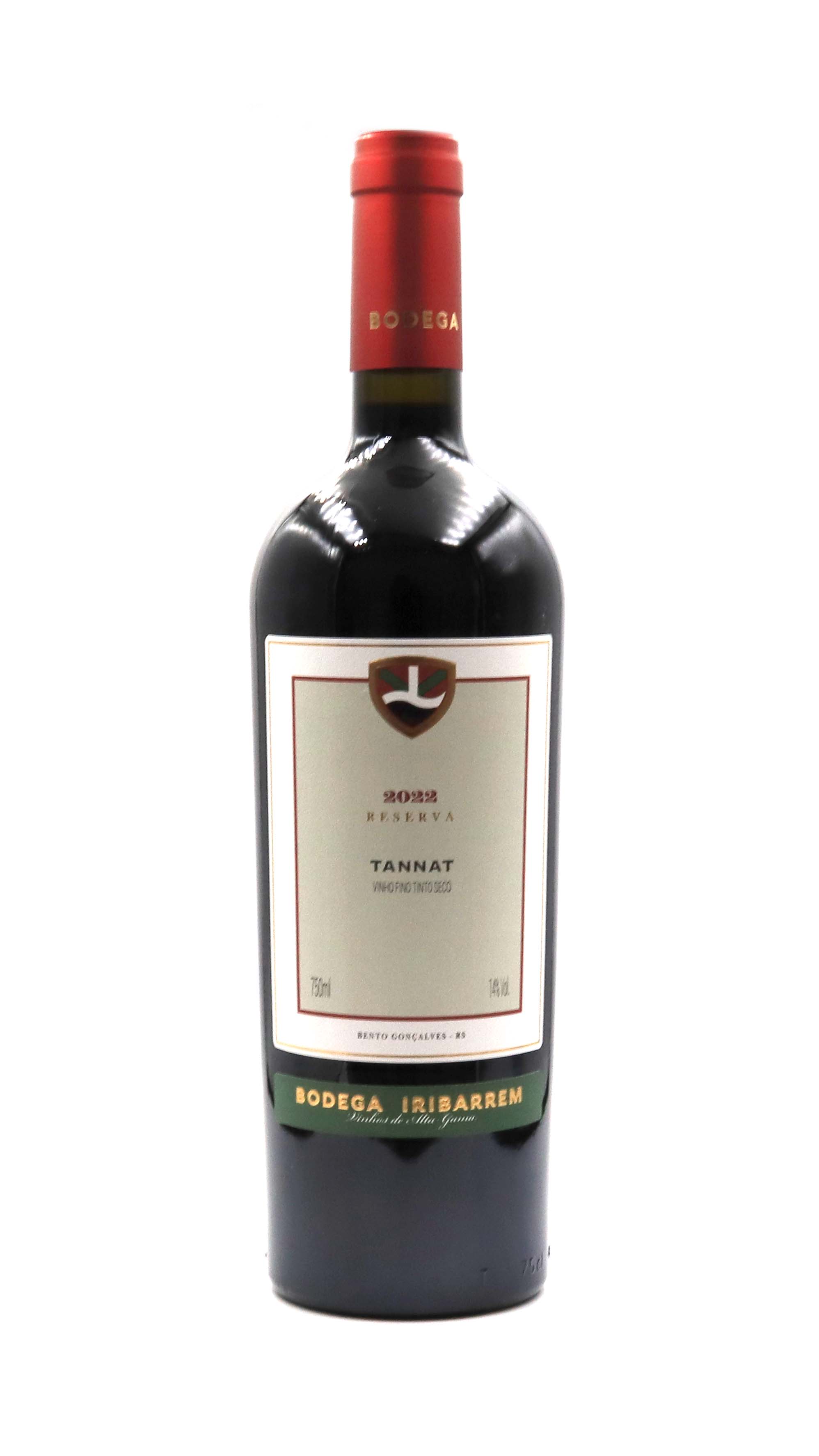 imagem Vinho Tinto Iribarrem Tannat Reserva