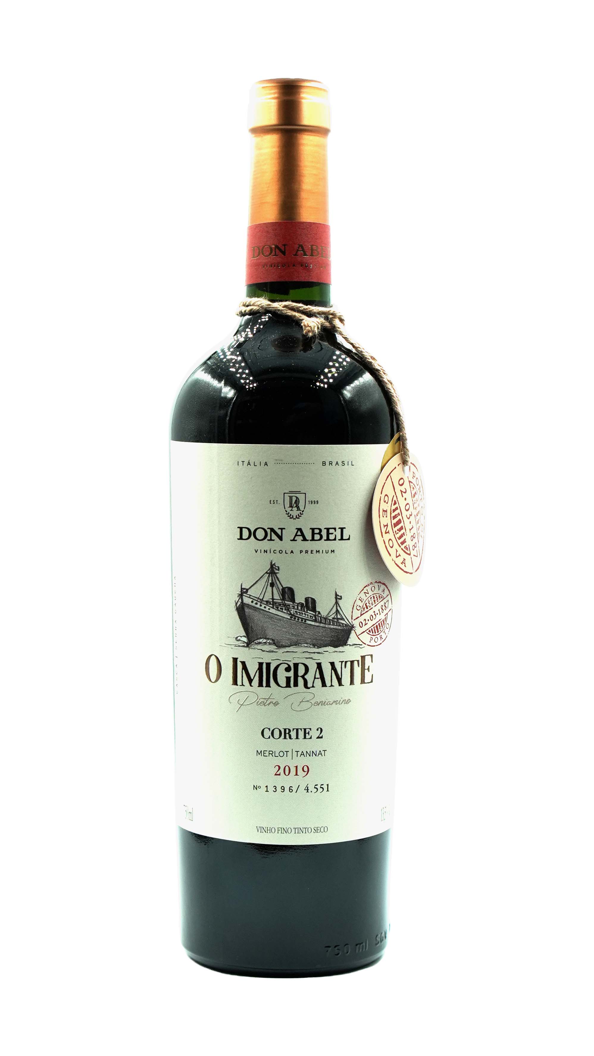 imagem Vinho Tinto Don Abel O Imigrante Corte 2 0